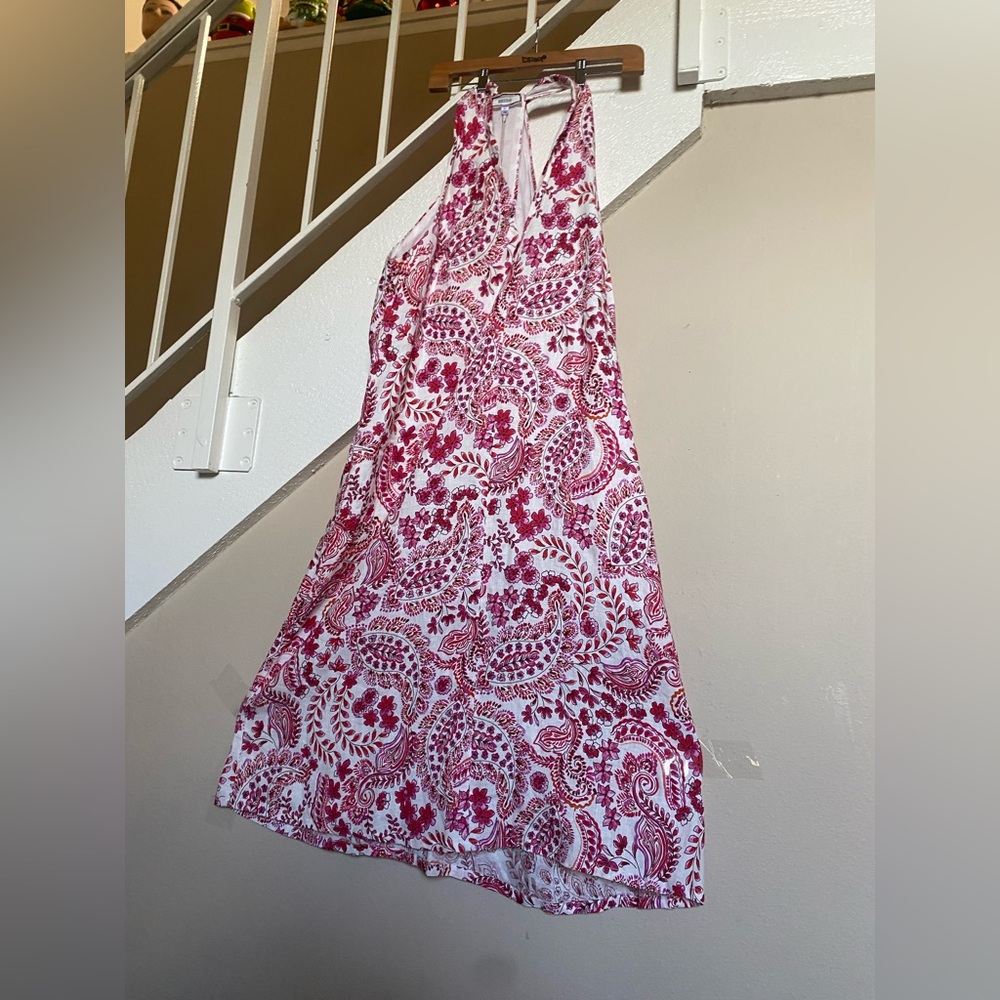 Johnny Was  Crisscross Linen Dress